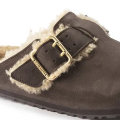 Birkenstock Clogs<Boston Bold Shearling Espresso