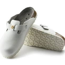 Birkenstock Clogs<Boston Esd White