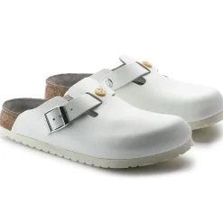 Birkenstock Clogs<Boston Esd White