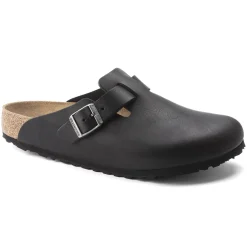 Birkenstock Clogs<Boston Grip Vintage Wood Black