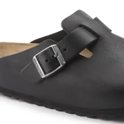 Birkenstock Clogs<Boston Grip Vintage Wood Black