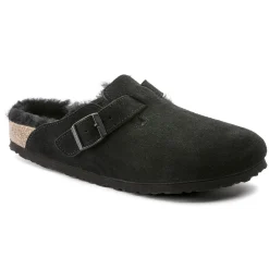 Birkenstock Clogs<Boston Shearling Black