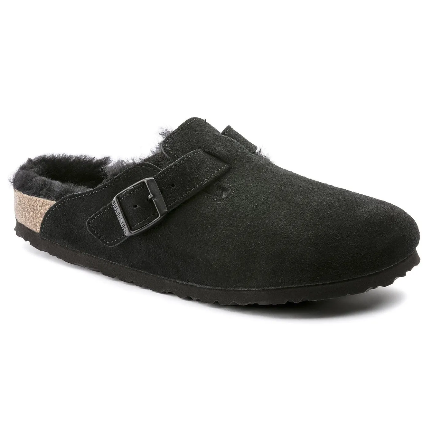 Birkenstock Clogs<Boston Shearling Black