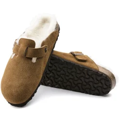 Birkenstock Clogs<Boston Shearling Mink