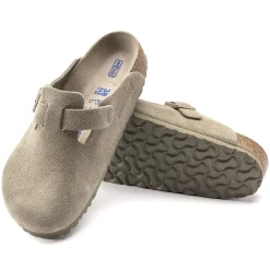Birkenstock Clogs<Boston Soft Footbed Faded Khaki
