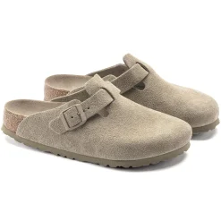 Birkenstock Clogs<Boston Soft Footbed Faded Khaki