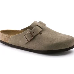 Birkenstock Clogs<Boston Soft Footbed Taupe