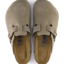 Birkenstock Clogs<Boston Soft Footbed Taupe