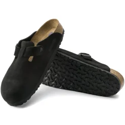 Birkenstock Clogs<Boston Soft Footbed Black