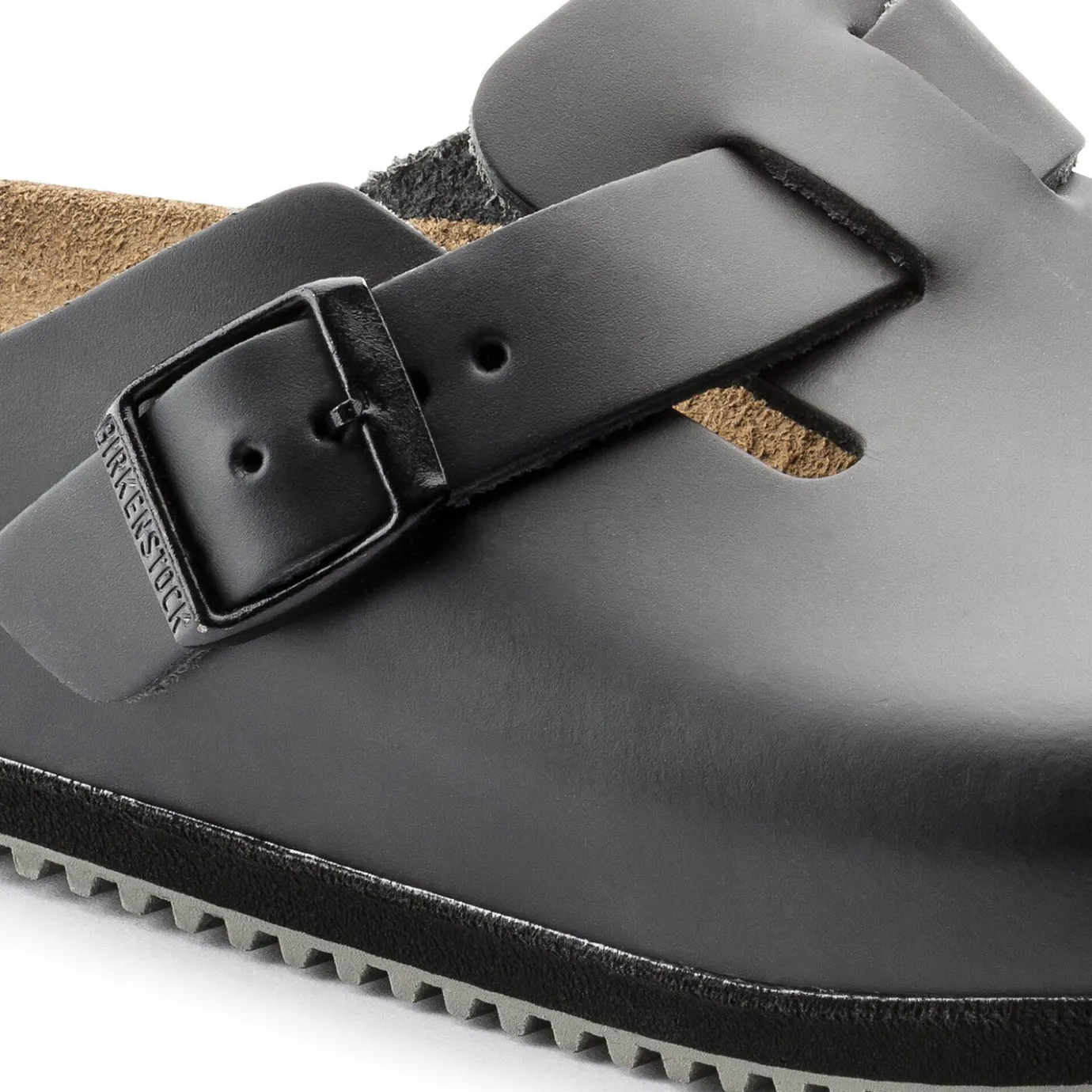 Birkenstock Clogs<Boston Super Grip Black