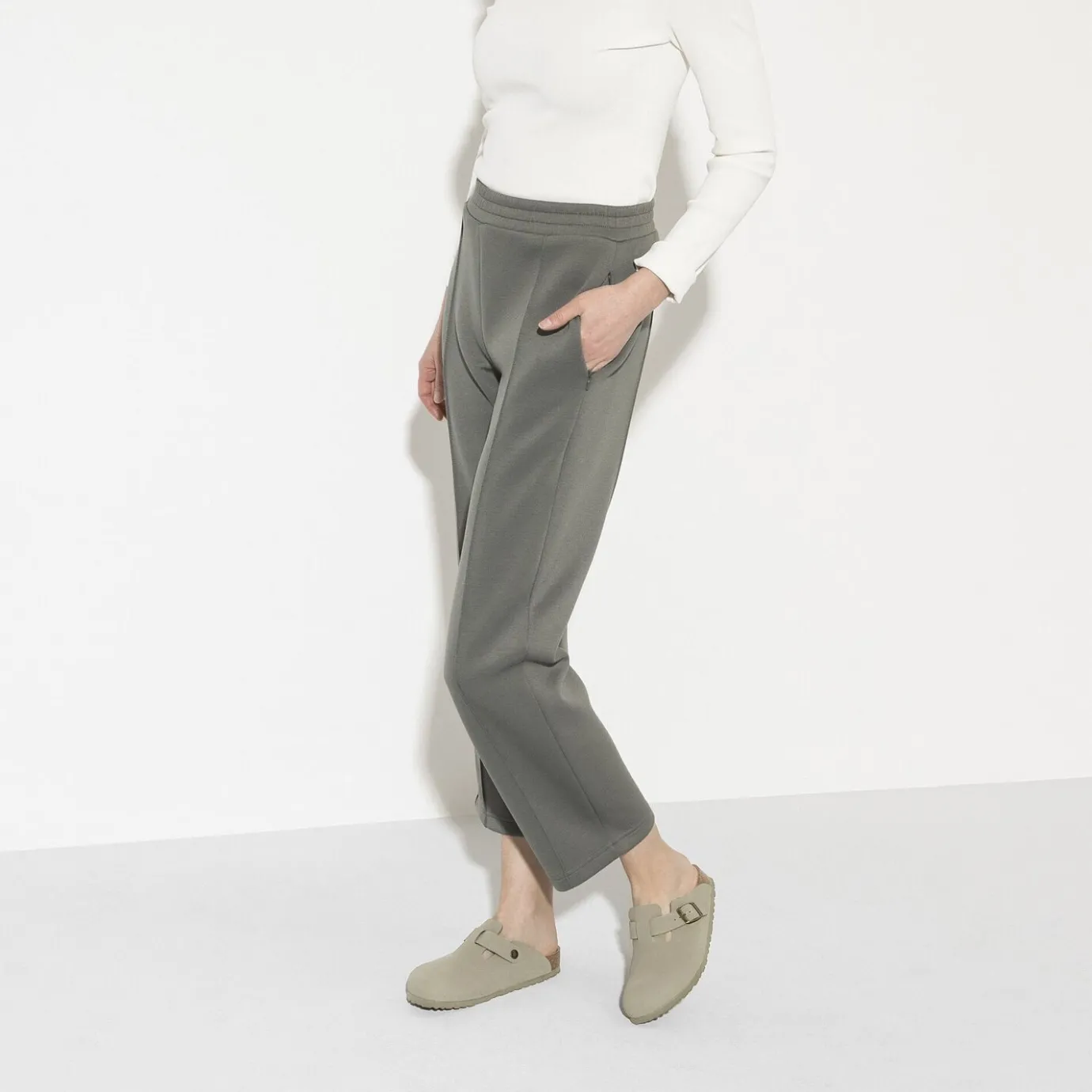 Birkenstock Clogs<Boston Vegan Khaki