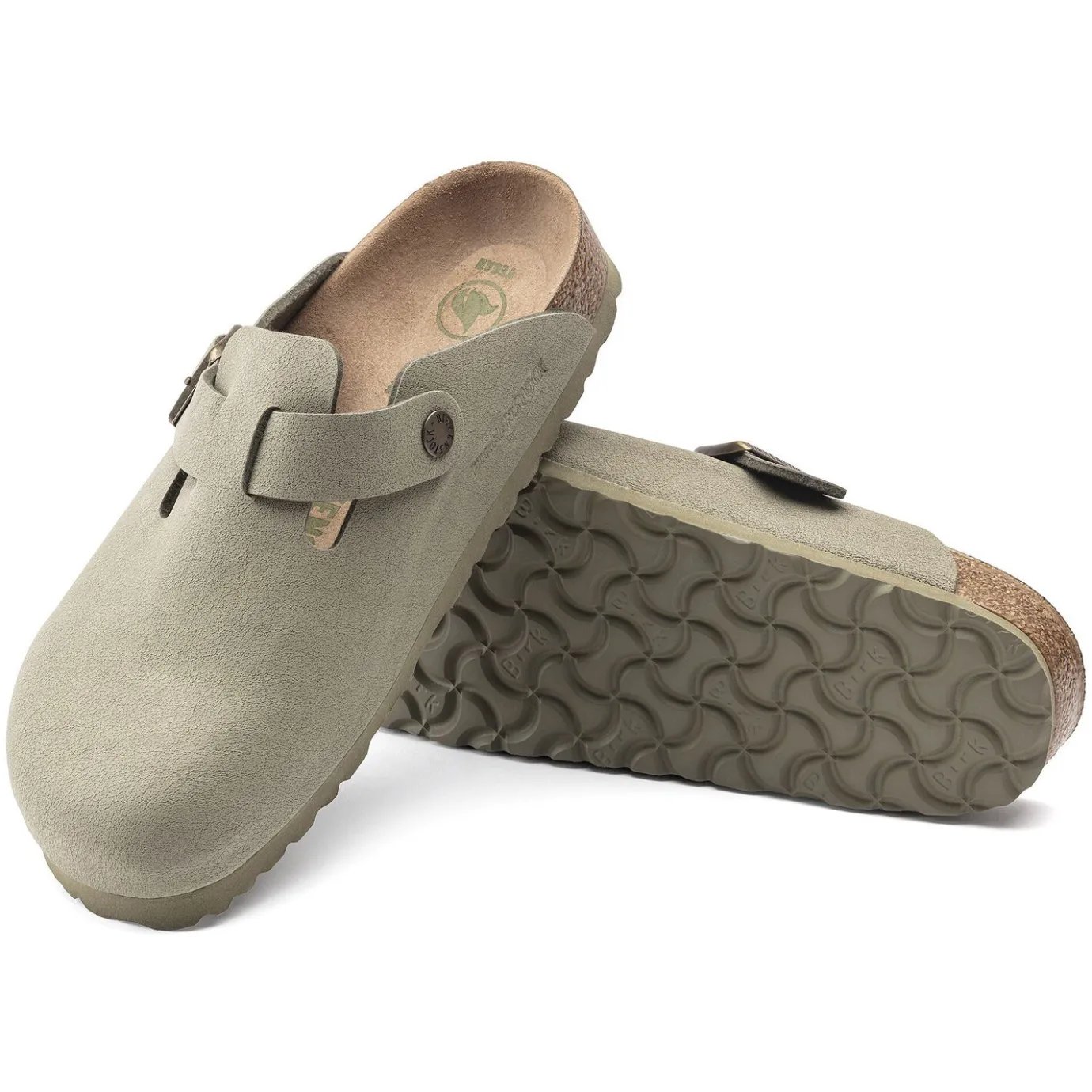 Birkenstock Clogs<Boston Vegan Khaki