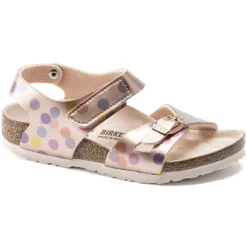 Birkenstock Strap Sandals<Colorado Kids Electric Metallic Dots Copper
