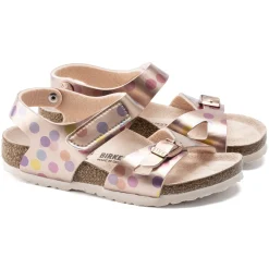 Birkenstock Strap Sandals<Colorado Kids Electric Metallic Dots Copper