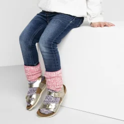 Birkenstock Socks<Cotton Slub Kids Desert Rose