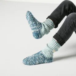Birkenstock Socks<Cotton Slub Kids Nile Blue