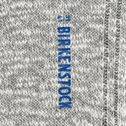 Birkenstock Socks<Cotton Slub Men Gray/White