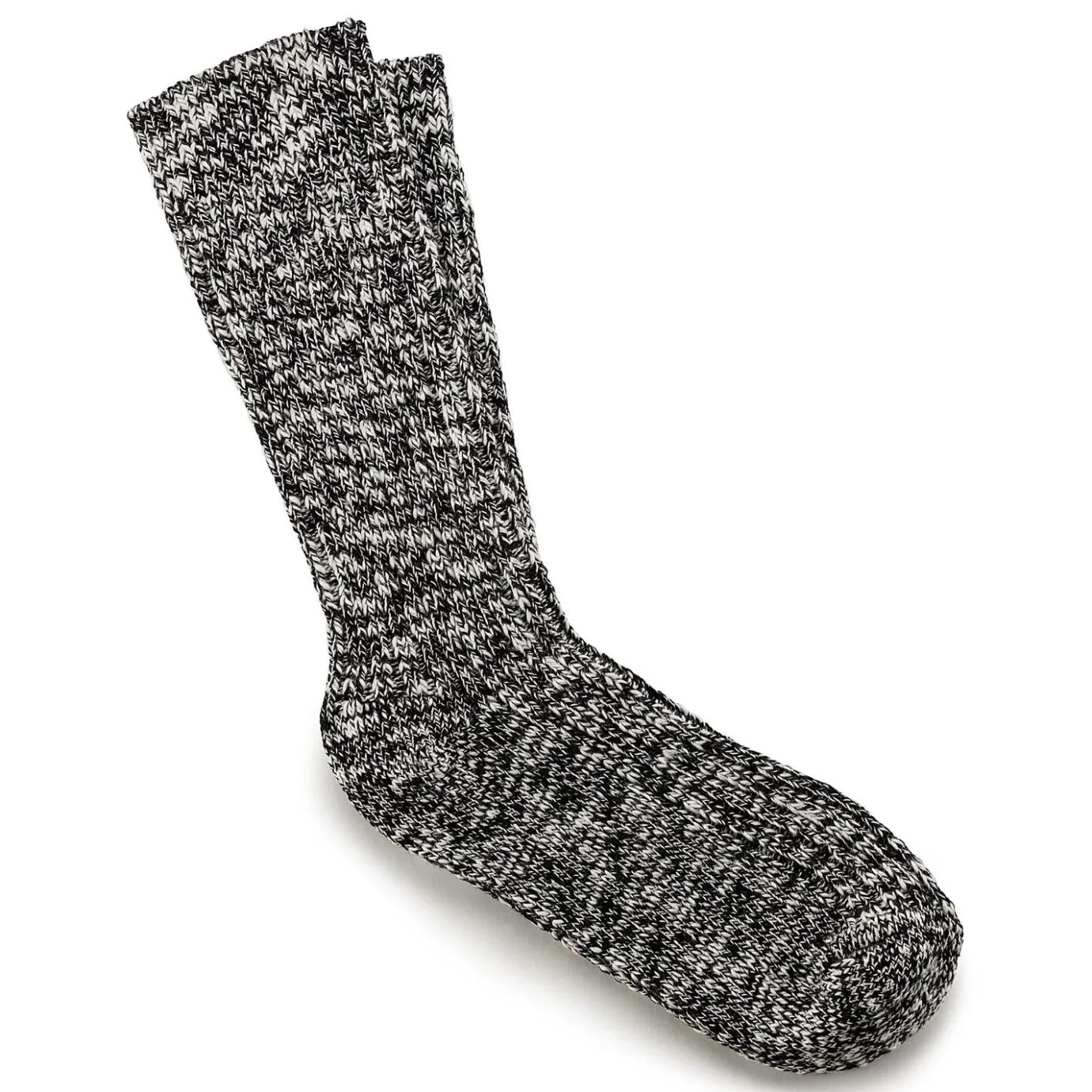Birkenstock Socks<Cotton Slub Men Black/Gray