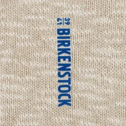 Birkenstock Socks<Cotton Slub Women Beige/White