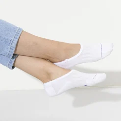 Birkenstock Socks<Cotton Sole Invisible Women White