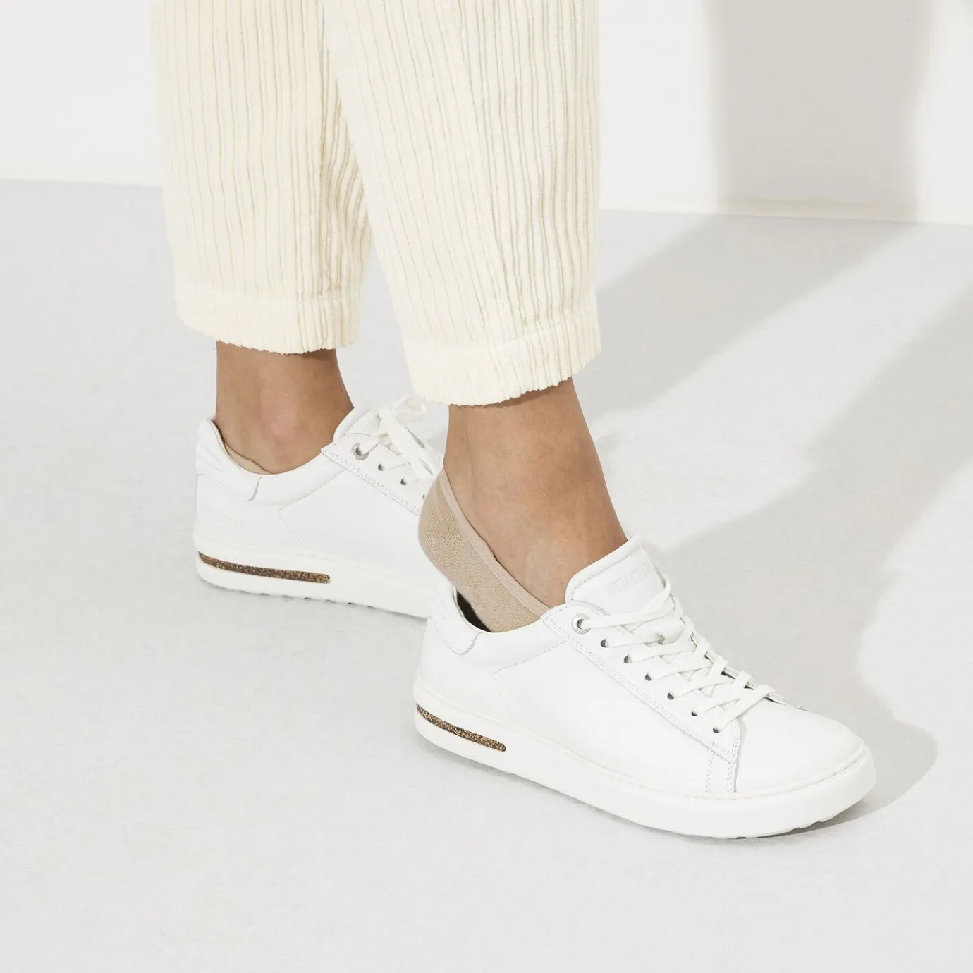 Birkenstock Socks<Cotton Sole Invisible Women Beige