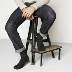 Birkenstock Socks<Cotton Twist Men Black
