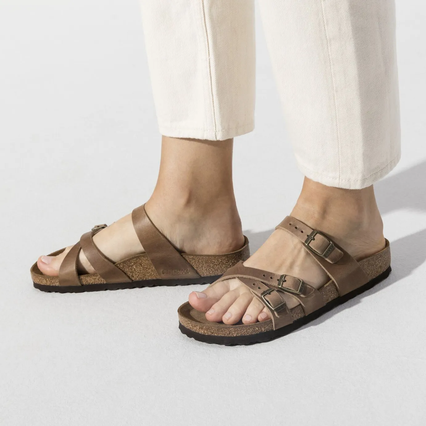 Birkenstock Multi-Strap Sandals<Franca Tobacco Brown