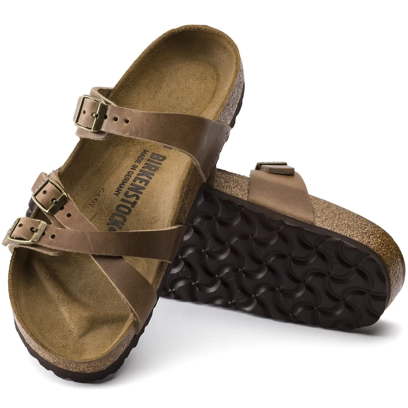 Birkenstock Multi-Strap Sandals<Franca Tobacco Brown