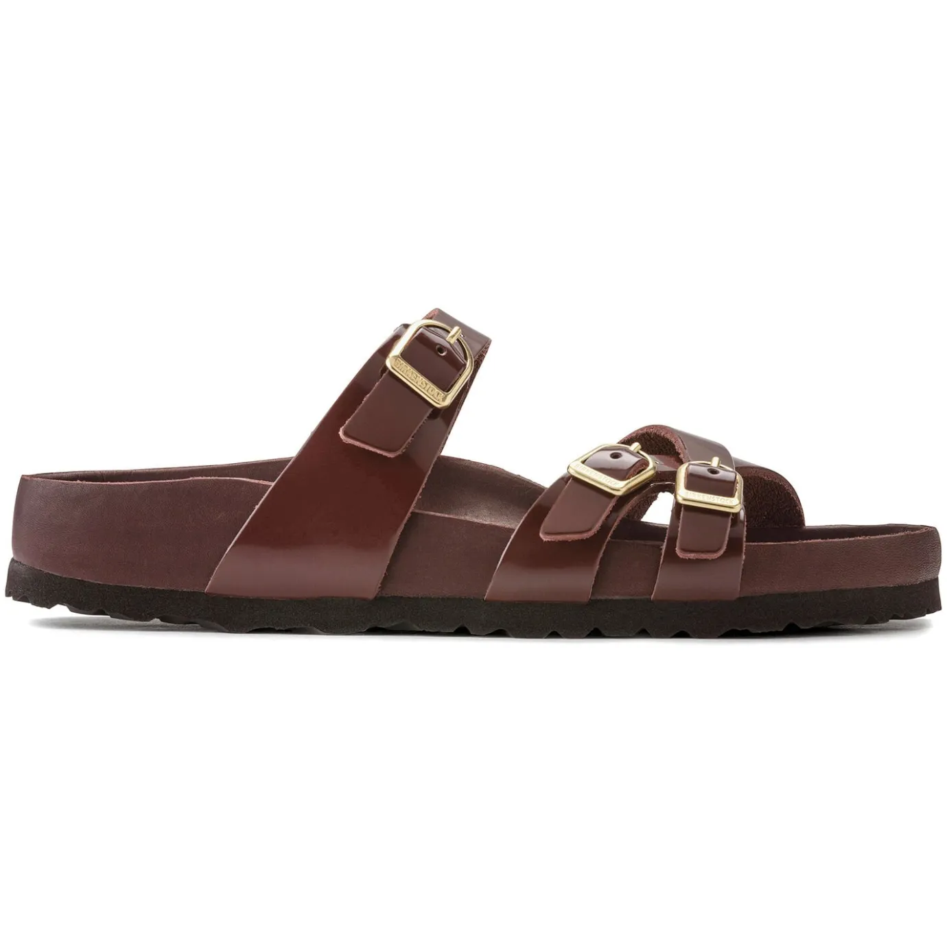 Birkenstock Multi-Strap Sandals<Franca High Shine Chocolate