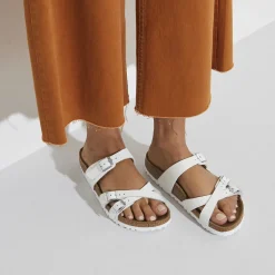 Birkenstock Multi-Strap Sandals<Franca White