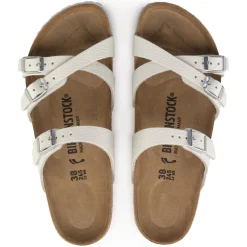 Birkenstock Multi-Strap Sandals<Franca White