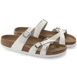 Birkenstock Multi-Strap Sandals<Franca White
