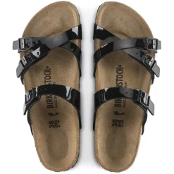 Birkenstock Multi-Strap Sandals<Franca Patent Black