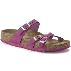 Birkenstock Multi-Strap Sandals<Franca Soft Footbed Dark Fuchsia