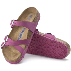 Birkenstock Multi-Strap Sandals<Franca Soft Footbed Dark Fuchsia
