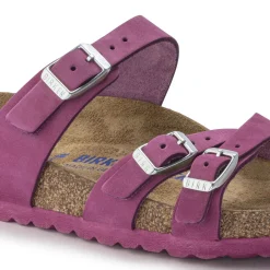 Birkenstock Multi-Strap Sandals<Franca Soft Footbed Dark Fuchsia