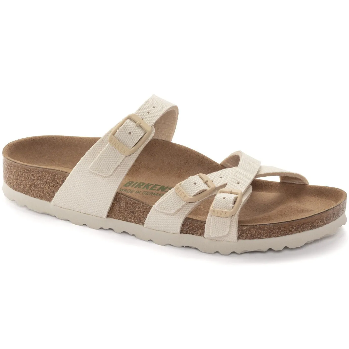Birkenstock Multi-Strap Sandals<Franca Vegan Canvas Eggshell