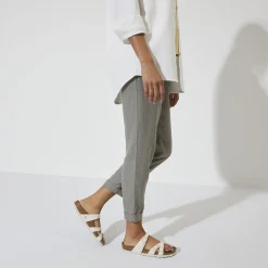 Birkenstock Multi-Strap Sandals<Franca Vegan Canvas Eggshell