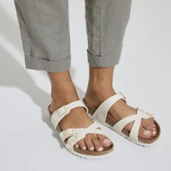 Birkenstock Multi-Strap Sandals<Franca Vegan Canvas Eggshell