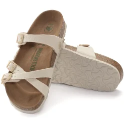 Birkenstock Multi-Strap Sandals<Franca Vegan Canvas Eggshell