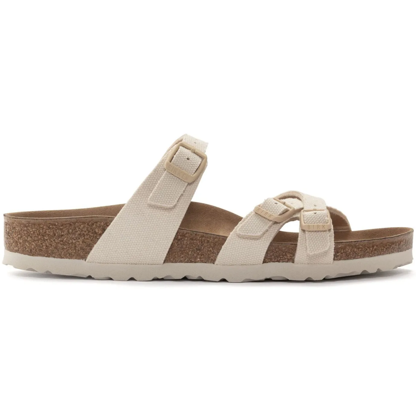 Birkenstock Multi-Strap Sandals<Franca Vegan Canvas Eggshell