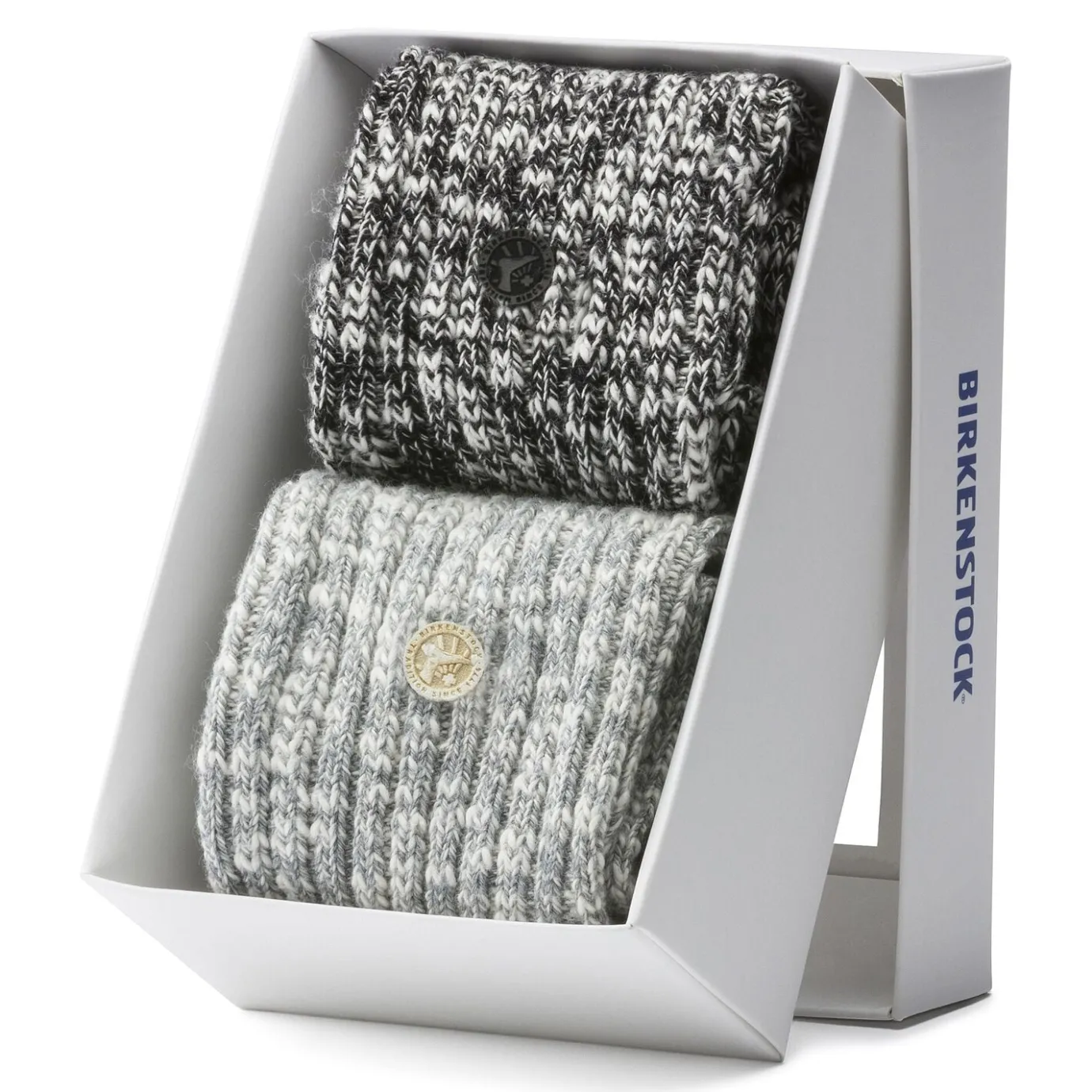 Birkenstock Socks<Gift Box Slub Black Gray