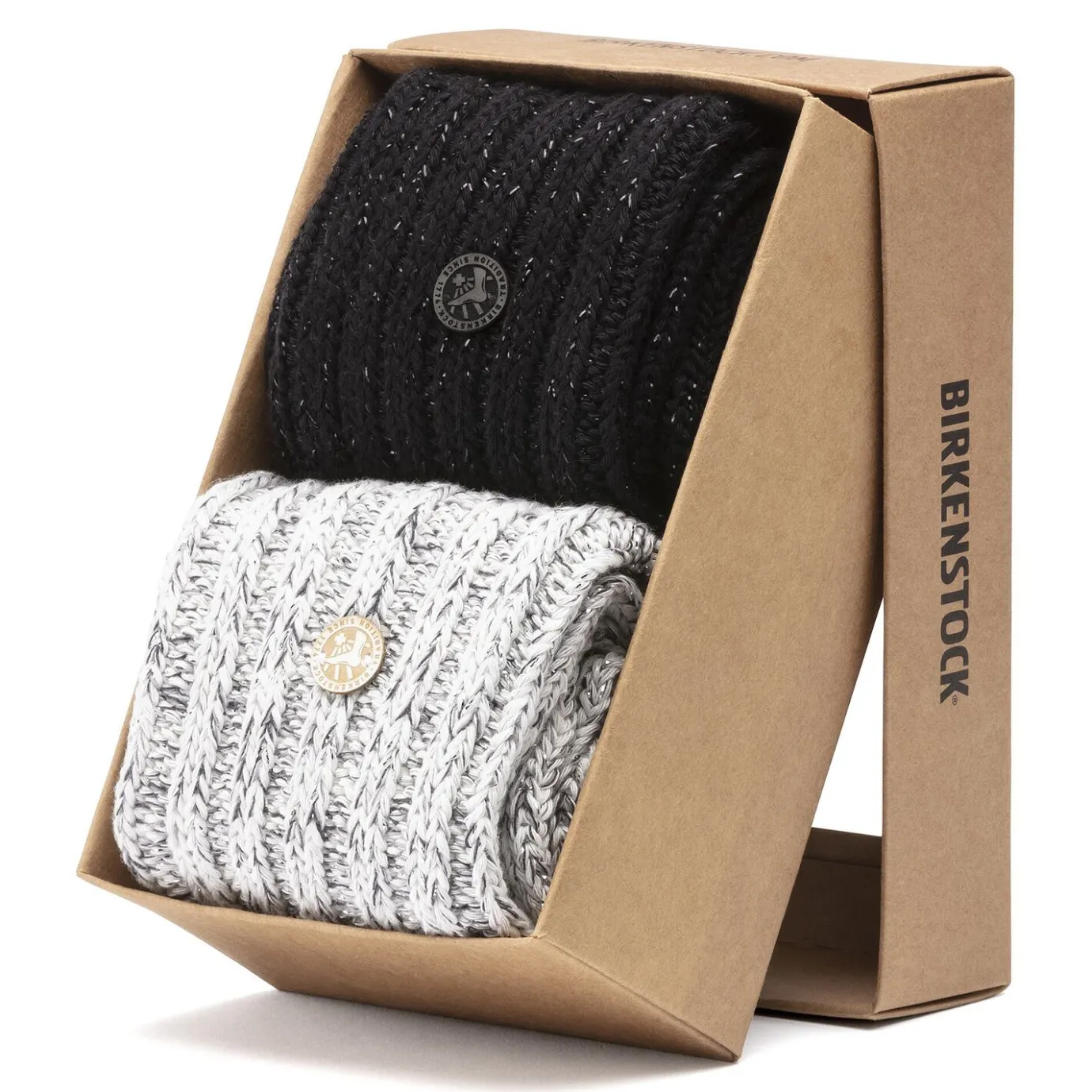 Birkenstock Socks<Gift Box Twist Black Gray