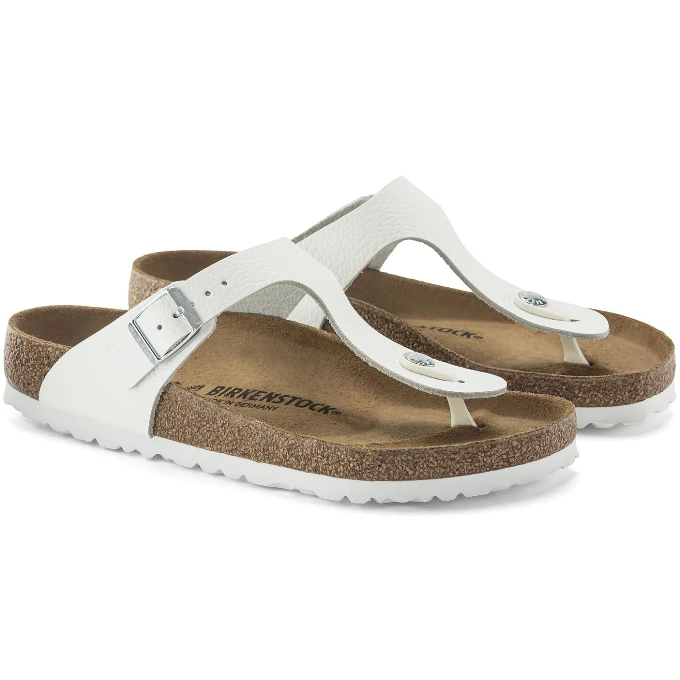 Birkenstock Thong Sandals<Gizeh White
