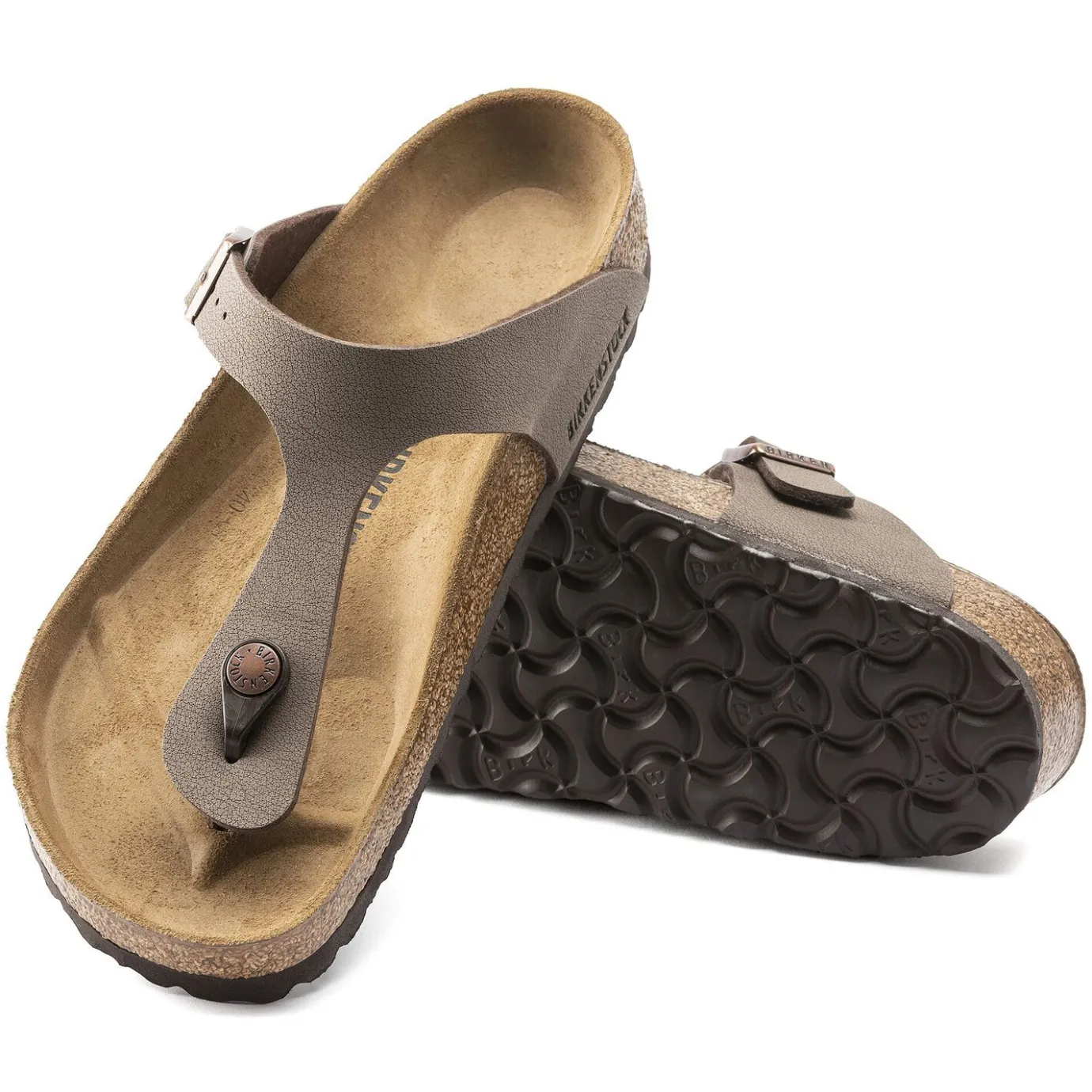Birkenstock Thong Sandals<Gizeh Mocha