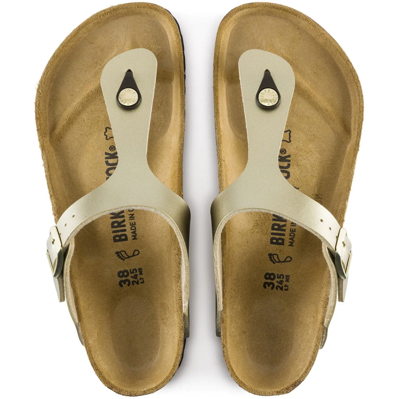 Birkenstock Thong Sandals<Gizeh Gold