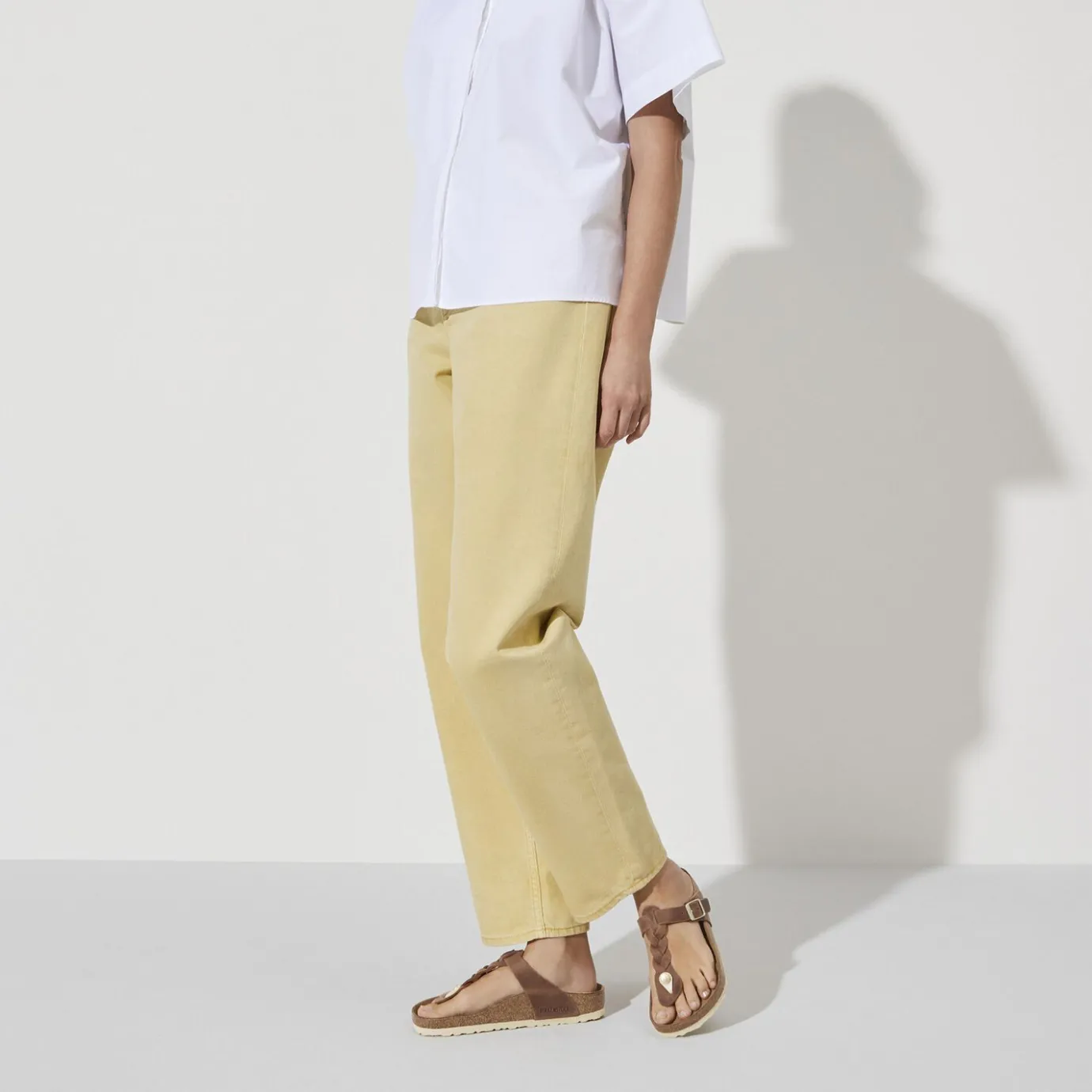 Birkenstock Thong Sandals<Gizeh Cognac