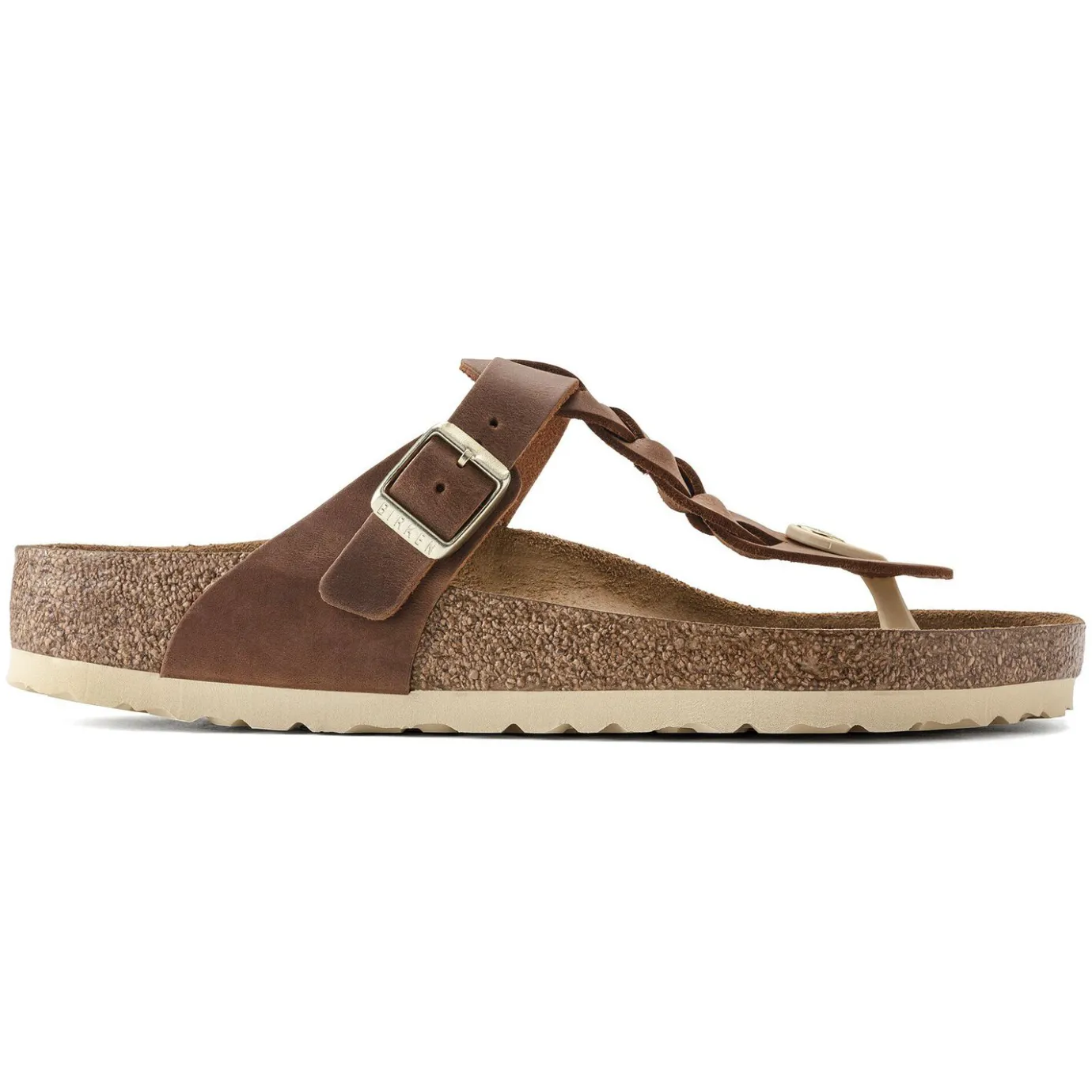 Birkenstock Thong Sandals<Gizeh Cognac