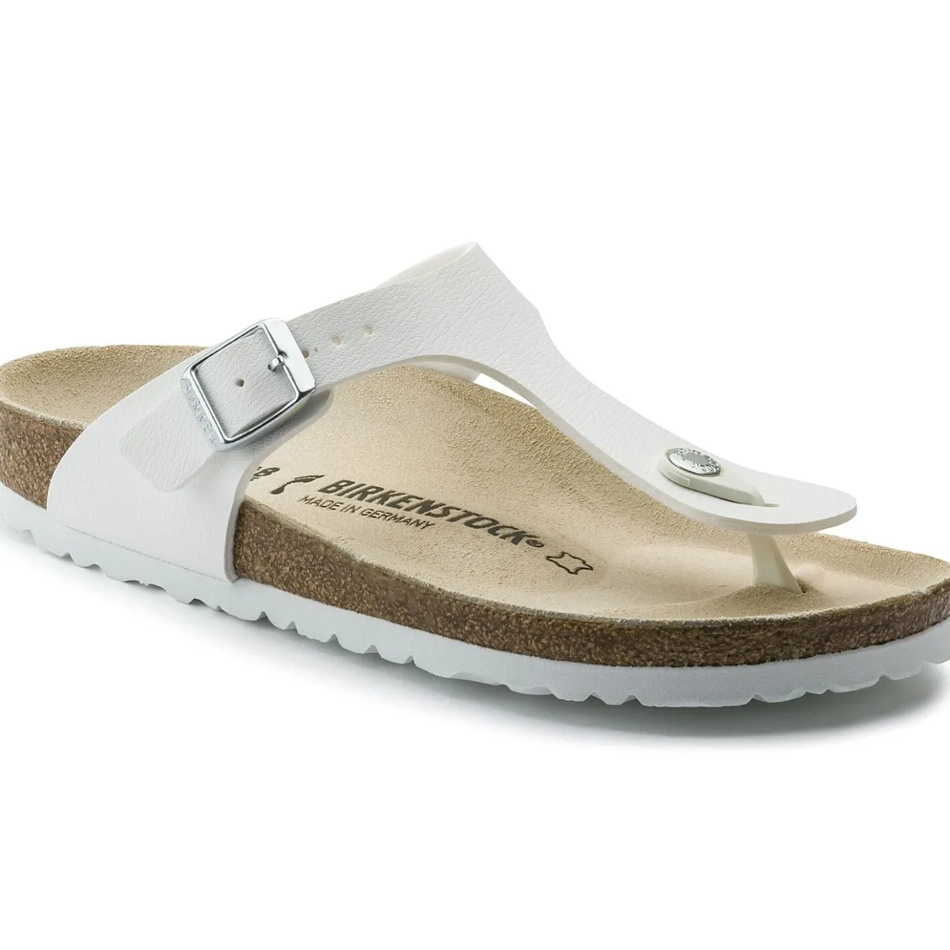 Birkenstock Thong Sandals<Gizeh White