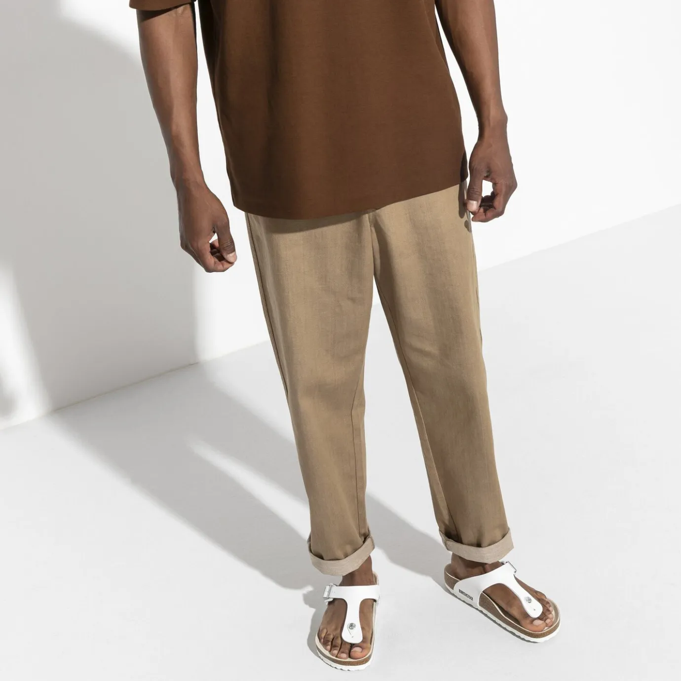 Birkenstock Thong Sandals<Gizeh White